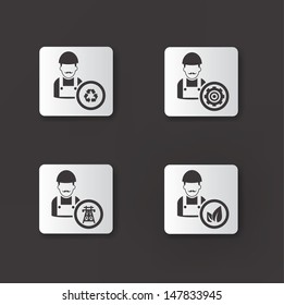 Engineering icons,vector