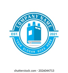 Logo der Ingenieurbranche, industrielles Logo