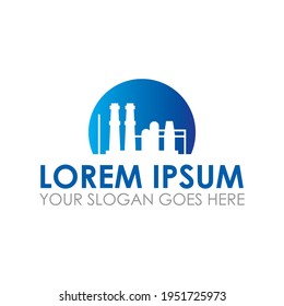 vector de la industria de la ingeniería, logotipo industrial