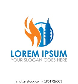 engineering industry vector , industrial logo