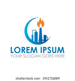 engineering industry vector , industrial logo