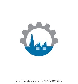 Engineering Logo Factory Industry Logo Stock Vector (Royalty Free ...