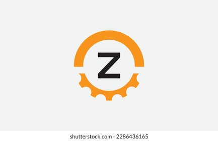 Engineering logo, gears and wrench with letter, logo design. Wrench service industry, industrial and mechanical symbol design. Gear Circle icon design.