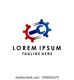 Engineering Logo Vector Icon Illustration.