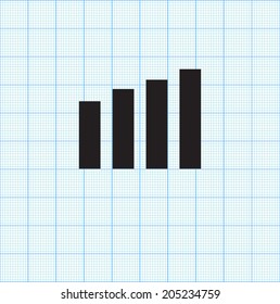 Engineering millimeter paper. Made in vector