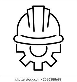 Engineering Outline Icon Illustration Vector