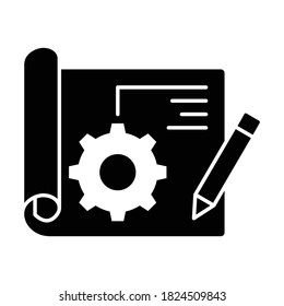 
Engineering paper Vector Icon which can easily modify or edit

