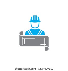 Engineering related icon on background for graphic and web design. Creative illustration concept symbol for web or mobile app.