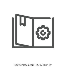 Engineering related icon outline and linear vector.
