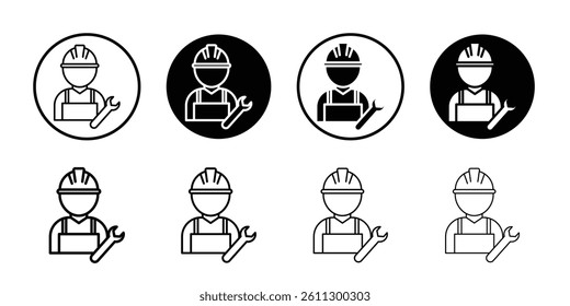 engineering service icon Flat illustration sign