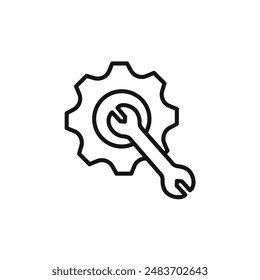 engineering service icon vector set collection for web