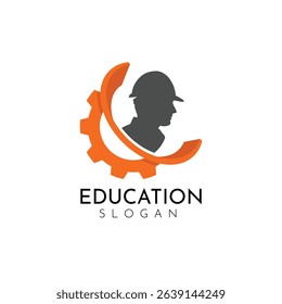 Engineering, servicing, education logo design