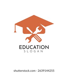 Engineering, servicing, education logo design
