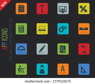 Diseñar simplemente el símbolo para iconos web e interfaz de usuario