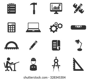 Engineering simply symbol for web icons