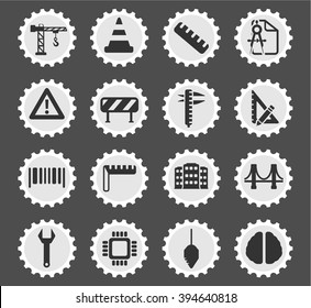 Engineering  simply symbol for web icons and user interface