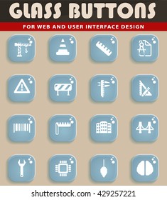 Engineering simply symbol for web icons and user interface