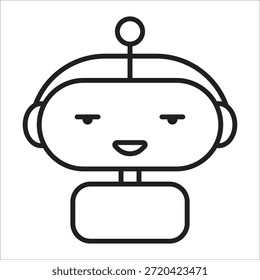 Vector de esquema de icono de stock de ingeniería