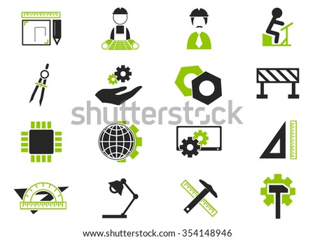 Engineering symbol for web icons