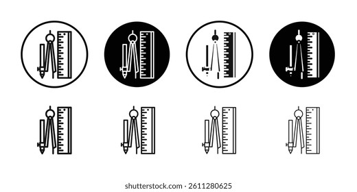 Engineering tool icon Thin line art collection