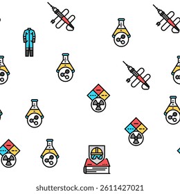 engineering tool work wrench vector seamless pattern thin line illustration