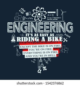 engineering tools tees graphic illustration vector