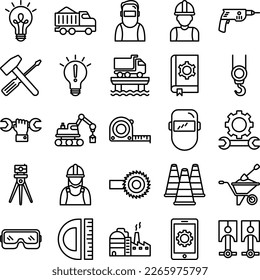 Engineering vector icons, architecture icons pack, construction vector icons, engineering  pack, repairing icons set, collection of engineering, engineering flat set 

