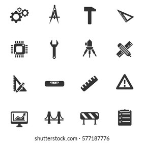 engineering vector icons for user interface design