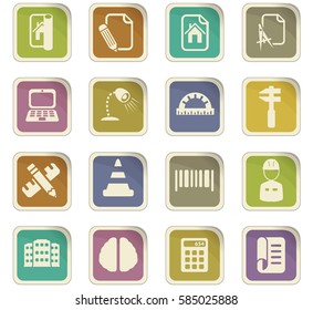 engineering vector icons for user interface design