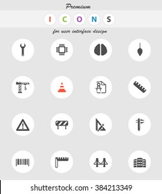 Engineering  vector icons for web sites and user interface