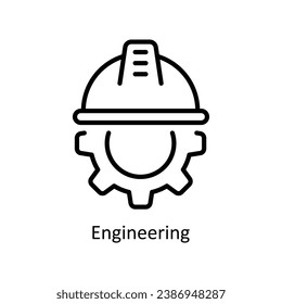 Engineering Vektorgrafik Icon Design Illustration. Geschäfts- und Verwaltungssymbol auf weißem Hintergrund - EPS10-Datei