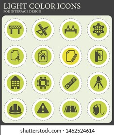 engineering web icons for user interface design