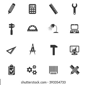 engineering web icons for user interface design