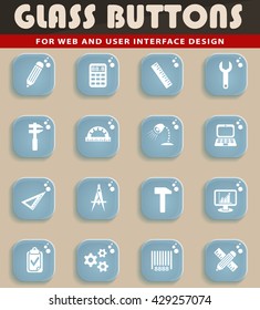 engineering web icons for user interface design