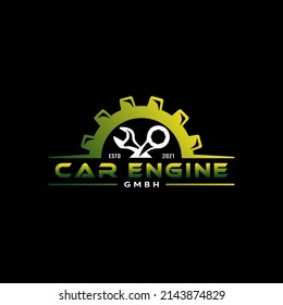 símbolo emblema del símbolo del símbolo del símbolo del logotipo del taller de ingeniería