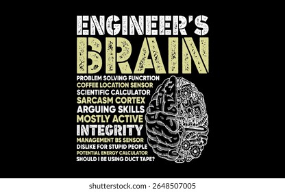 Engineer's Brain Funny Design File