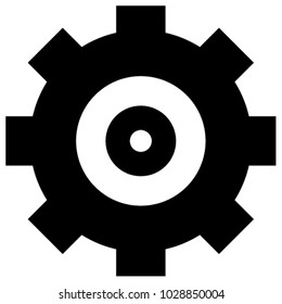 Engineman insignia, gear icon