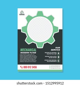 Engineriing Flyer Template, with stylish, simple, trendy and modern design, suitable for flyer, brochure, banner and other