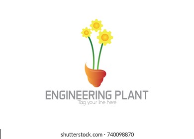 Enginering floral logo