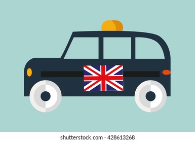 England car taxi vector
