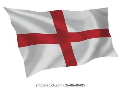 England country flag silk icon