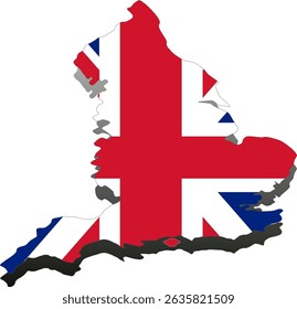 England country map location icon