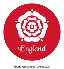 England emblem with the Tudor Rose