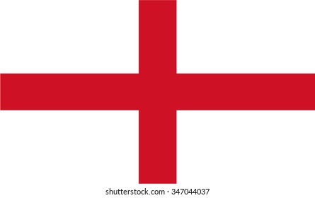 England English Flag Vector Image Stock Vector (Royalty Free) 347044037