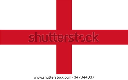 England, English Flag vector image  