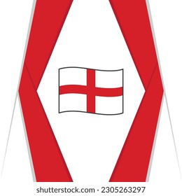 England Flag Abstract Background Design Template. England Independence Day Banner Social Media Post. England Design