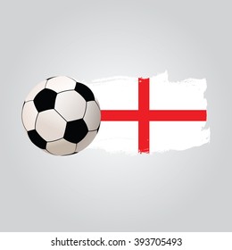England flag and ball