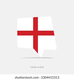 England flag bubble chat icon