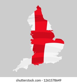 England flag. flat, icon, vector illustration