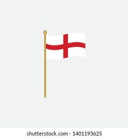 England flag graphic element Illustration template design 